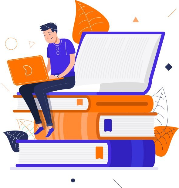 A men's website design on a laptop."